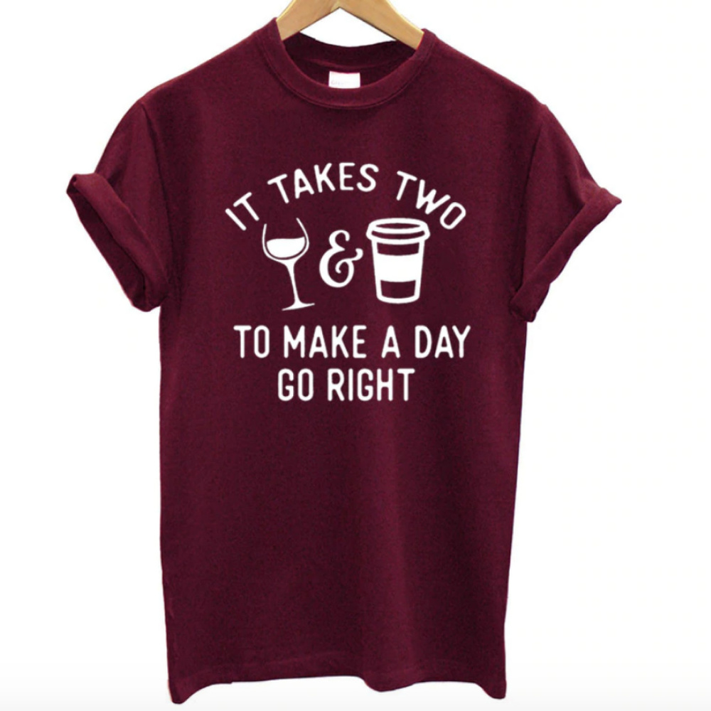 Maroon Wine/Coffee Shirt
